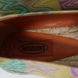 Missoni Espadrilles Pastel Multicolor Crochet Knit Size 36 Slip-On Flats available at CelebrityOwned.com img_8
