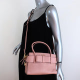 Miu Miu Madras Fiocco Bow Tote Pink Leather Small Crossbody Bag NEW available at CelebrityOwned.com img_2
