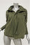 NSF Hooded Military Jacket Camillo Olive Cotton Twill Size Petite