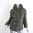NSF Ollie Hooded Down Puffer Jacket Green Size Large