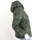 NSF Ollie Hooded Down Puffer Jacket Green Size Large available at CelebrityOwned.com img_4
