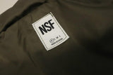 NSF Puffer Jacket Veda Olive Tech-Satin Size Petite Hooded Zip-Front available at CelebrityOwned.com img_5