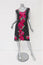 Nanette Lepore Dress Black Tea Rose Printed Silk Size 12 Sleeveless NEW