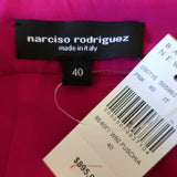 Narciso Rodriguez Pencil Skirt Fuchsia Wool-Blend Pique Size 40 NEW available at CelebrityOwned.com img_5