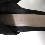 Narciso Rodriguez d'Orsay Pumps Black Leather & Suede Size 40 Pointed Toe Heel available at CelebrityOwned.com img_9
