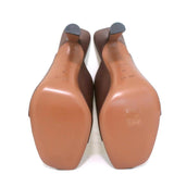 Neous Jumel Mules Chocolate Leather Size 38 Cutout-Toe Heels NEW available at CelebrityOwned.com img_10