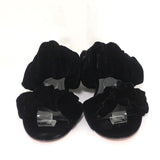Nicholas Kirkwood Courtney Slide Sandals Black Velvet Size 37 Double-Band Flats available at CelebrityOwned.com img_3