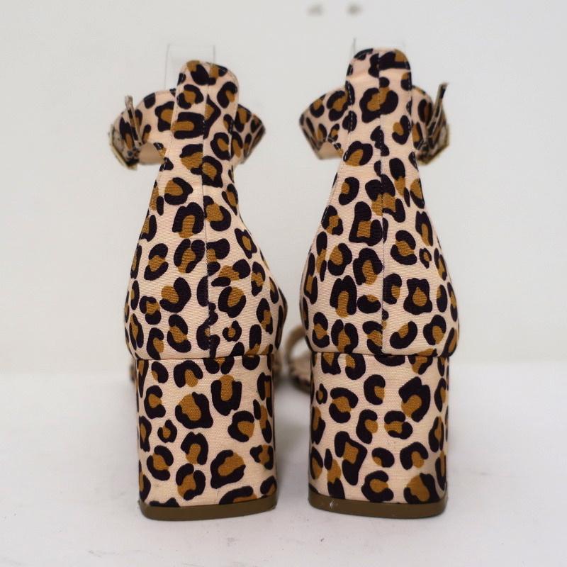 Nicholas Kirkwood Faux Pearl Sandals Miri Leopard Print Grosgrain Size 38 available at CelebrityOwned.com img_7