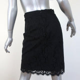 Nili Lotan Pencil Skirt Sawyer Black Lace Size 4 available at CelebrityOwned.com img_4