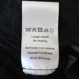 Nina Ricci Fringe Skirt Black Embroidered Taffeta Size 34 available at CelebrityOwned.com img_9