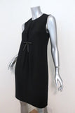 No. 21 Bow Detail Dress Black Crepe Size 40 Sleeveless Shift available at CelebrityOwned.com img_2