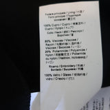 No. 21 Crystal-Embellished Collar Shift Dress Black Stretch Crepe Size 42 NEW available at CelebrityOwned.com img_8