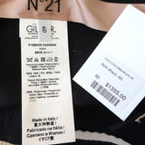 No. 21 Pencil Skirt Black Beaded Silk Organza Size 40 NEW available at CelebrityOwned.com img_6