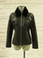 Officine Generale Women's Coat: Black Leather Size S, Pre-owned