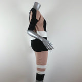 Ohne Titel Dress Black/Beige Colorblock Knit Size Small Short Sleeve Sheath NEW available at CelebrityOwned.com img_3