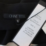 Ohne Titel Dress Black/Beige Colorblock Knit Size Small Short Sleeve Sheath NEW available at CelebrityOwned.com img_6