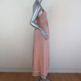 Ottod'Ame Sundress Pink Cotton Size US 4 Empire Waist Maxi Dress NEW available at CelebrityOwned.com img_4