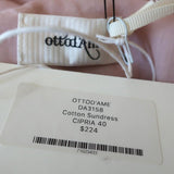 Ottod'Ame Sundress Pink Cotton Size US 4 Empire Waist Maxi Dress NEW available at CelebrityOwned.com img_6