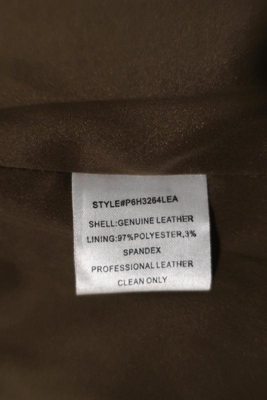 Parker Ace Suede Motorcycle Jacket Taupe Beige Size Extra Small Biker Jacket available at CelebrityOwned.com img_9