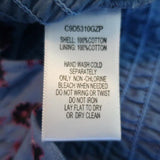 Parker Cold Shoulder Blouse Tori Blue Floral Print Sz Small Long Sleeve Top NEW available at CelebrityOwned.com img_9