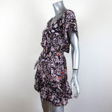 Parker Mini Dress Augustine Animal Print Silk-Blend Size Extra Small available at CelebrityOwned.com img_2
