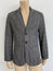 Paul Smith Jeans Blazer Gray Checked Cotton Size Small Multi-Pocket Jacket