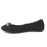 Pedro Garcia Ballet Flats Black Crystal-Embellished Suede Size 37 available at CelebrityOwned.com img_8