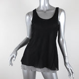 Pete Collection Tank Top Black/Gray Layered Mesh & Knit Size Extra Small available at CelebrityOwned.com img_1