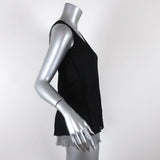 Pete Collection Tank Top Black/Gray Layered Mesh & Knit Size Extra Small available at CelebrityOwned.com img_4