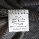 Pete Collection Tank Top Black/Gray Layered Mesh & Knit Size Extra Small available at CelebrityOwned.com img_7