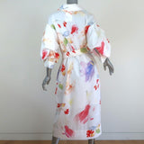 Peter Pilotto Shirtdress White Floral Print Size 12 Puff Sleeve Midi Dress NEW available at CelebrityOwned.com img_6