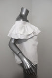 Petersyn Off the Shoulder Top Skye White Ruffled Cotton Size Small available at CelebrityOwned.com img_4