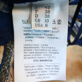 Philosophy di Lorenzo Serafini Ruffled Strapless Top Blue Floral Print Size 6 available at CelebrityOwned.com img_7