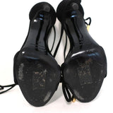 Pierre Hardy Blondie Sandals Black Suede Size 35 Open Toe Ankle Wrap Heels available at CelebrityOwned.com img_10