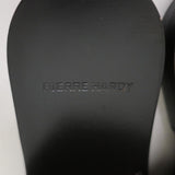 Pierre Hardy Slide Sandals Black & Beige Bicolor Leather Size 37 Open Toe Flat available at CelebrityOwned.com img_8