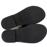 Pierre Hardy Slide Sandals Black & Beige Bicolor Leather Size 37 Open Toe Flat available at CelebrityOwned.com img_9