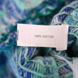 Poupette St Barth Strapless Mini Dress Aqua/Blue Smocked Printed Size Medium available at CelebrityOwned.com img_7