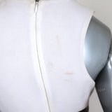 Prabal Gurung Asymmetric Cutout Dress Leather-Trim Floral Lace Size 4 available at CelebrityOwned.com img_7