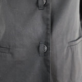 Prada Blazer Black Stretch Cotton Size 44 Three-Button Jacket available at CelebrityOwned.com img_2