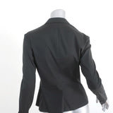 Prada Blazer Black Stretch Cotton Size 44 Three-Button Jacket available at CelebrityOwned.com img_5
