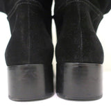 Prada Boots Black Buckled Suede Size 37.5 Low Heel Mid-Calf available at CelebrityOwned.com img_10