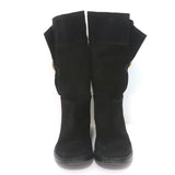 Prada Boots Black Buckled Suede Size 37.5 Low Heel Mid-Calf available at CelebrityOwned.com img_4