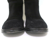 Prada Boots Black Buckled Suede Size 37.5 Low Heel Mid-Calf available at CelebrityOwned.com img_5