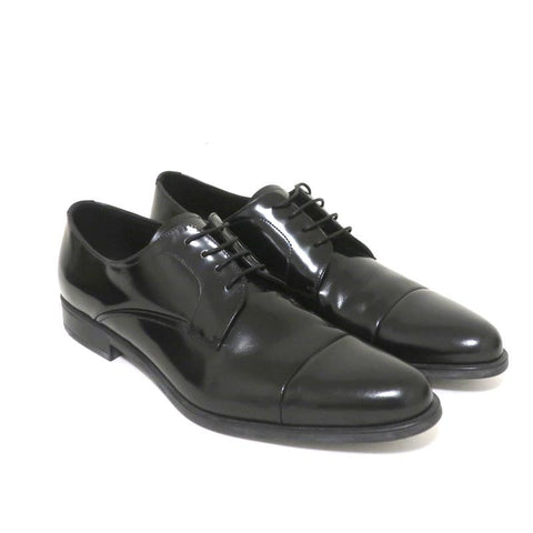 Men\'s Prada Size 8 Black Leather Dress Shoes Cap-Toe Oxford Prada Men main image 4