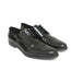 Prada Cap Toe Oxfords Black Spazzolato Leather Size 7.5 Lace-Up Loafers