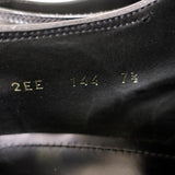 Prada Cap Toe Oxfords Black Spazzolato Leather Size 7.5 Lace-Up Loafers available at CelebrityOwned.com img_9