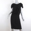 Prada Dress Black Crepe Size 42 Short Sleeve Sheath