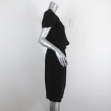 Prada Dress Black Crepe Size 42 Short Sleeve Sheath available at CelebrityOwned.com img_4