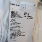 Prada Off the Shoulder Dress White Ruched Tiered Cotton Size 42 available at CelebrityOwned.com img_10