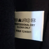 Proenza Schouler Cardigan Navy Paneled Knit Size Medium Asymmetric Sweater available at CelebrityOwned.com img_9